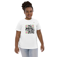 Load image into Gallery viewer, "Jesus Loves You" QR Codez Youth T-Shirt